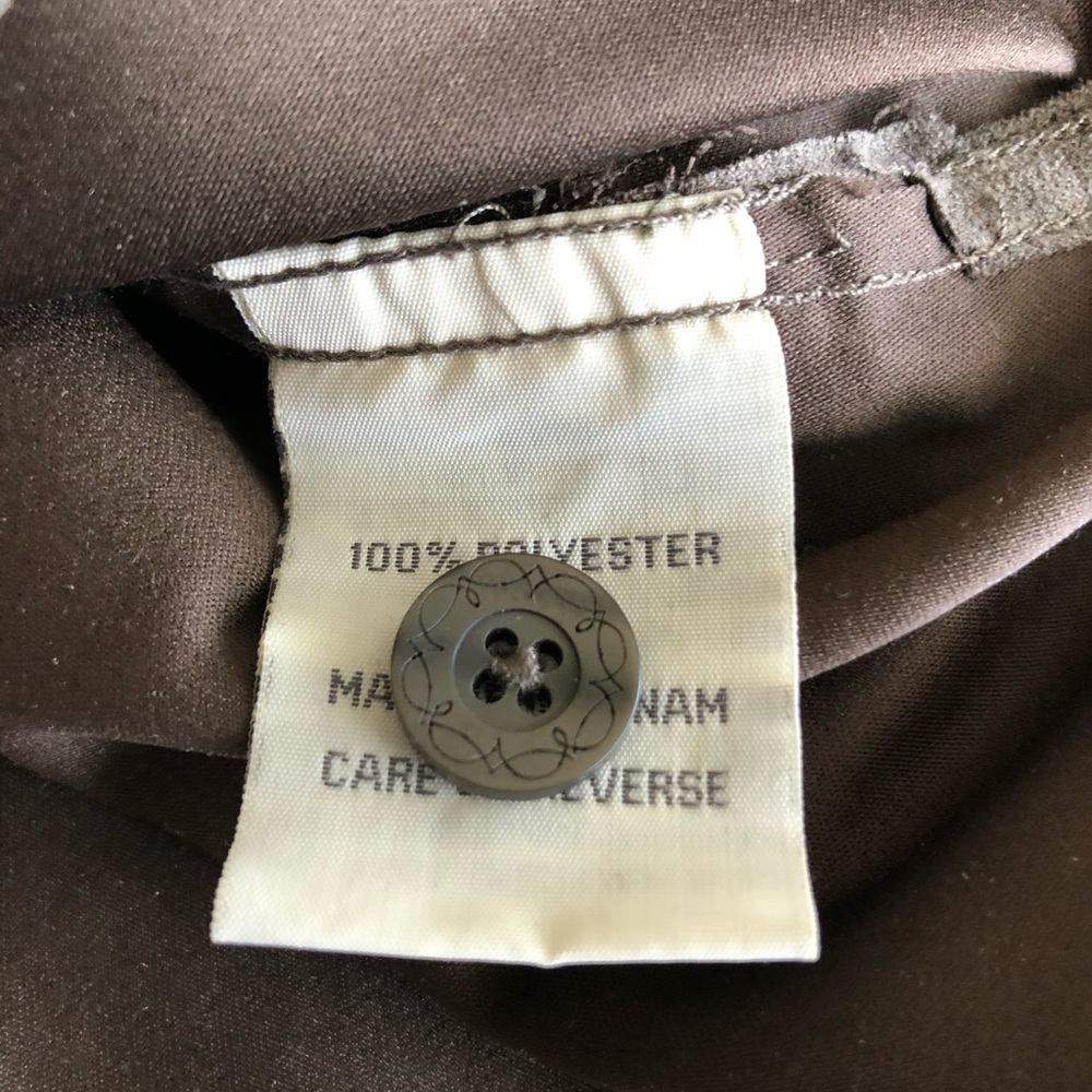 Solitude Men’s Micro Suede Button Down Shirt - Picture 3 of 5